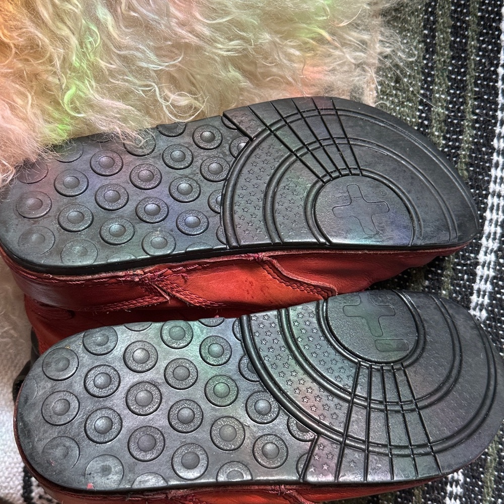 OTZ OTZ1 Leather Boots 3911Vβ Burnt Henna Red EU 38,USmen5/woman 7.5/8,24.3sm - Picture 2 of 11